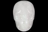 Realistic, Brazilian Rose Quartz Crystal Skull #116469-1